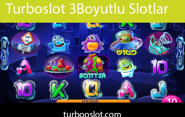 Turboslot 3 boyutlu slotlar ile dikkatleri üzerine çekmeyi başarmaktadır.